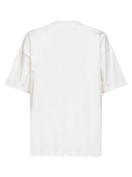 T-shirt The Boy Braid in jersey di cotone bianco