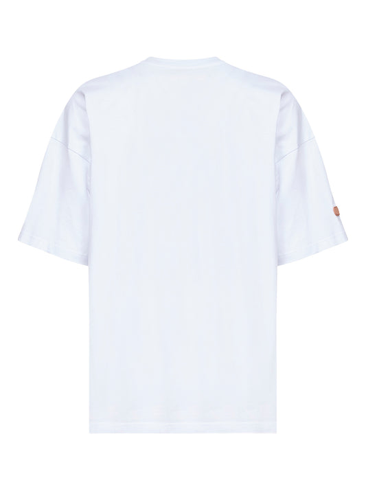 White cotton jersey The Boy Giudice Maledetto T-shirt