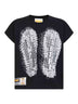 T-shirt Skinny Barti Sempre Liberi in jersey di cotone nero