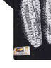 T-shirt Skinny Barti Sempre Liberi in jersey di cotone nero