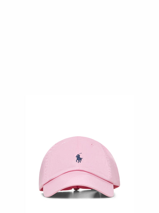 Pink chino embroidery cap