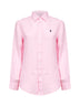 Pink linen Classic-Fit shirt
