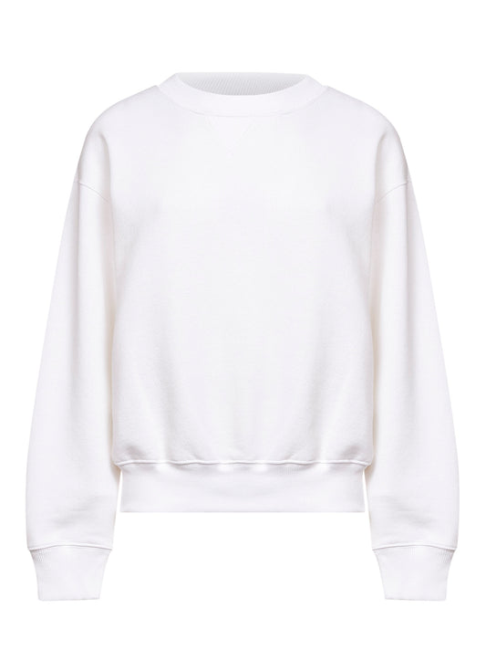 White Pony embroidered crewneck sweatshirt