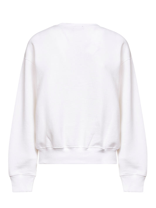 White Pony embroidered crewneck sweatshirt