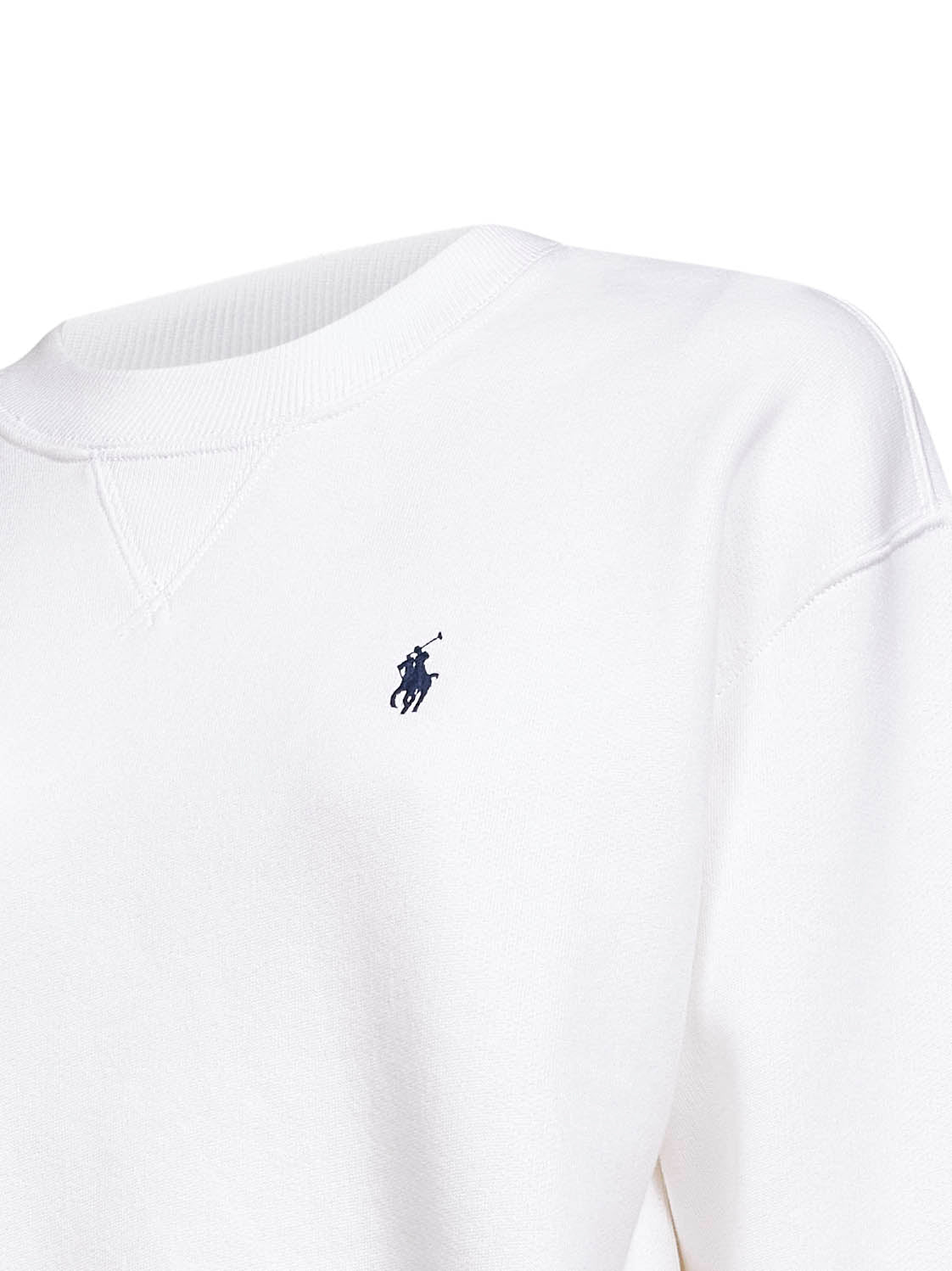 White Pony embroidered crewneck sweatshirt