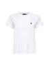 T-shirt girocollo Classic-Fit in jersey bianco