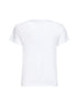 T-shirt girocollo Classic-Fit in jersey bianco