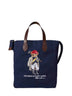 Shopper tote Polo Bear blu navy