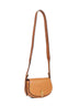 Tan Mini Saddle Polo ID crossbody bag