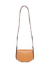 Tan Mini Saddle Polo ID crossbody bag