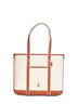 Ecru small shopper tote
