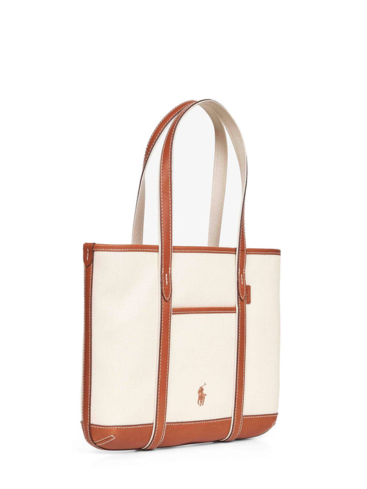 Ecru small shopper tote