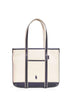 Ecru small shopper tote