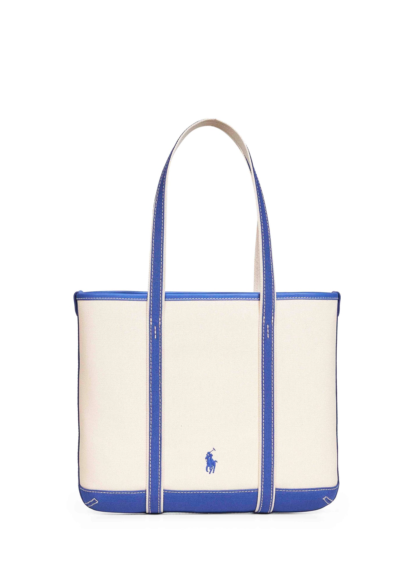 Ecru Polo Bear small shopper tote