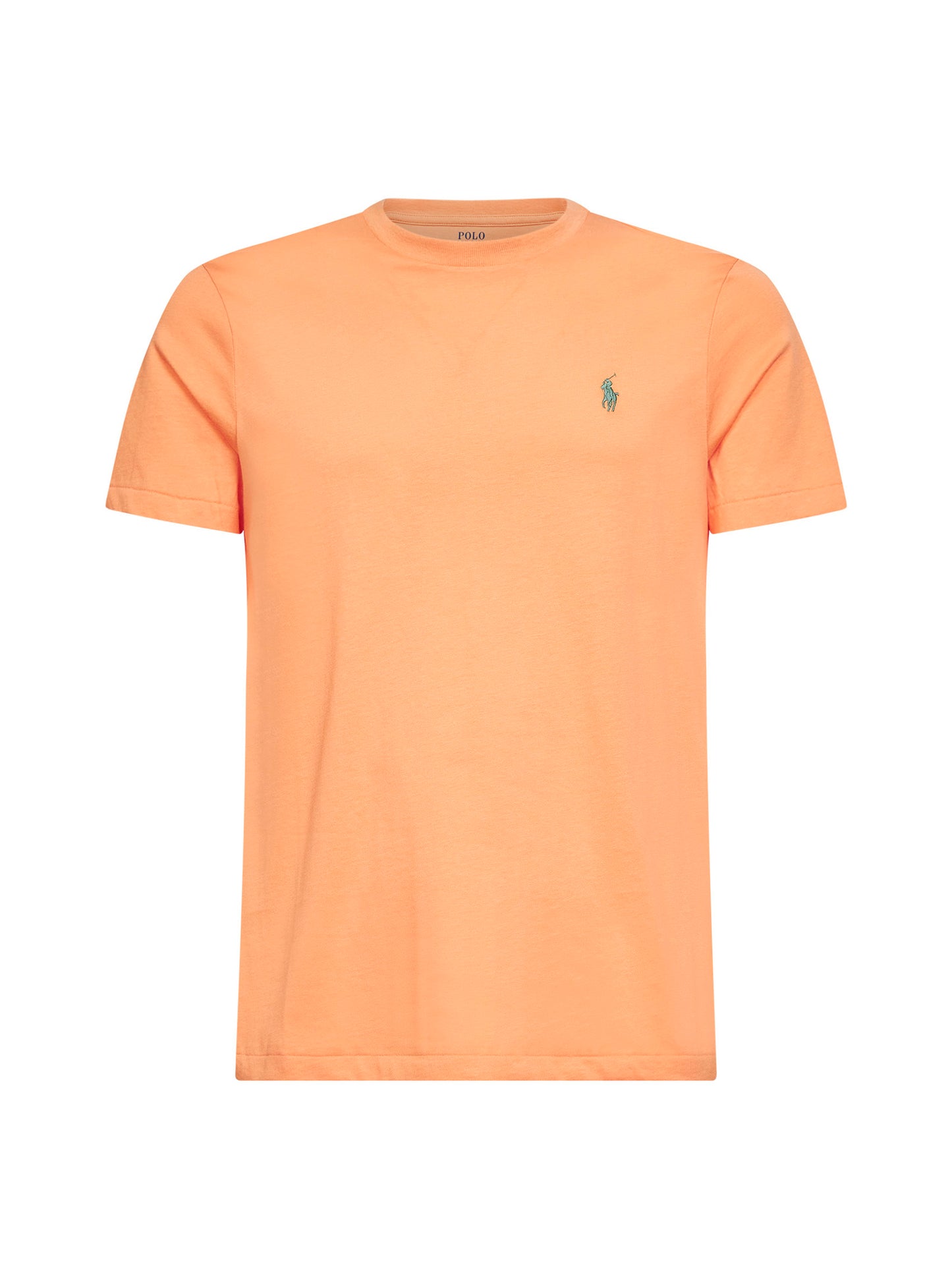Pompano orange jersey Custom Slim-Fit crewneck T-shirt