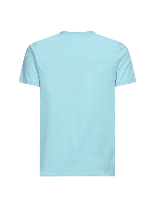 New aqua jersey Custom Slim-Fit crewneck T-shirt