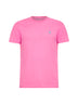 T-shirt girocollo Custom Slim-Fit in jersey rosa
