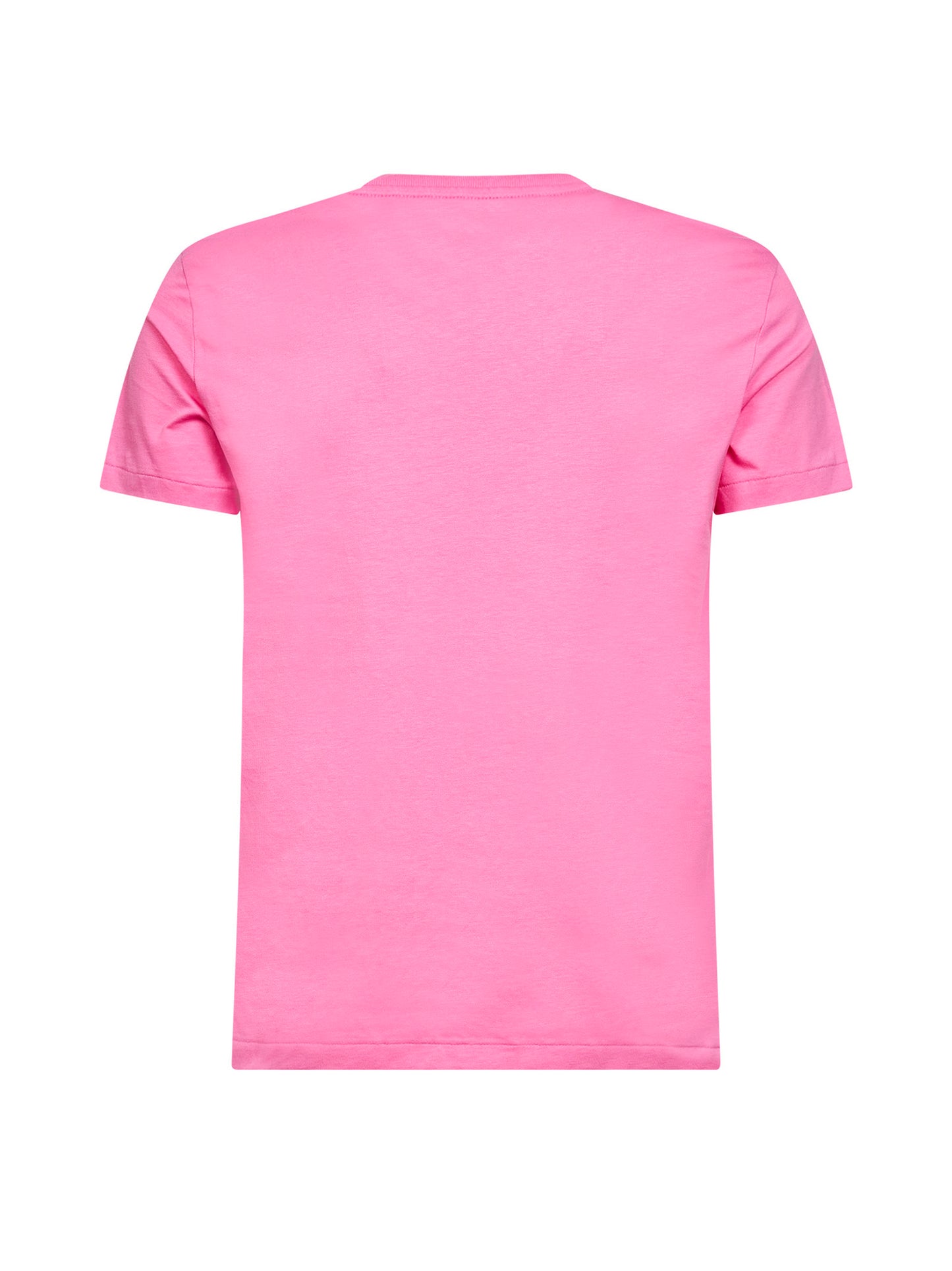 T-shirt girocollo Custom Slim-Fit in jersey rosa