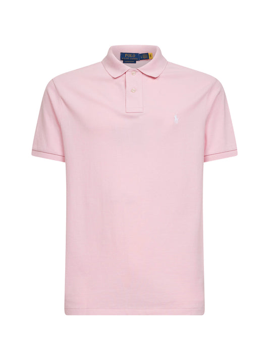 Garden pink The Iconic Mesh polo shirt<BR/>