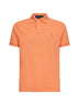 Pompano orange The Iconic Mesh polo shirt