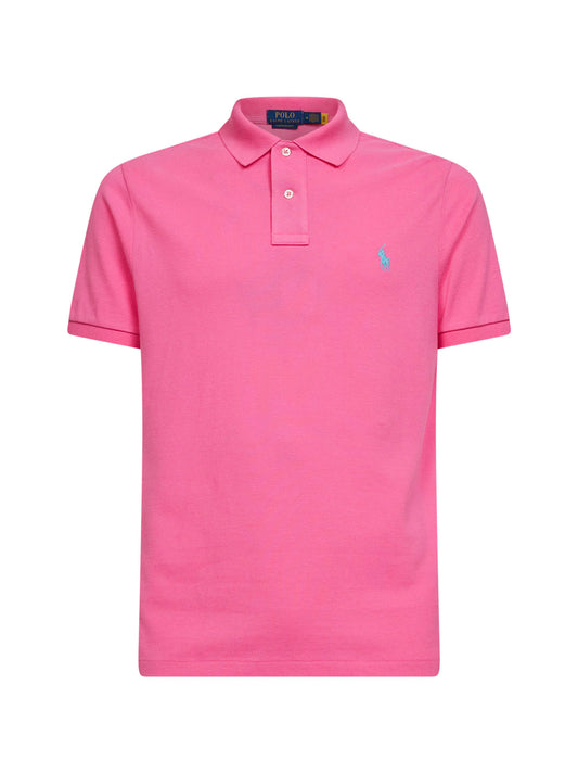 Baja pink The Iconic Mesh polo shirt<BR/>