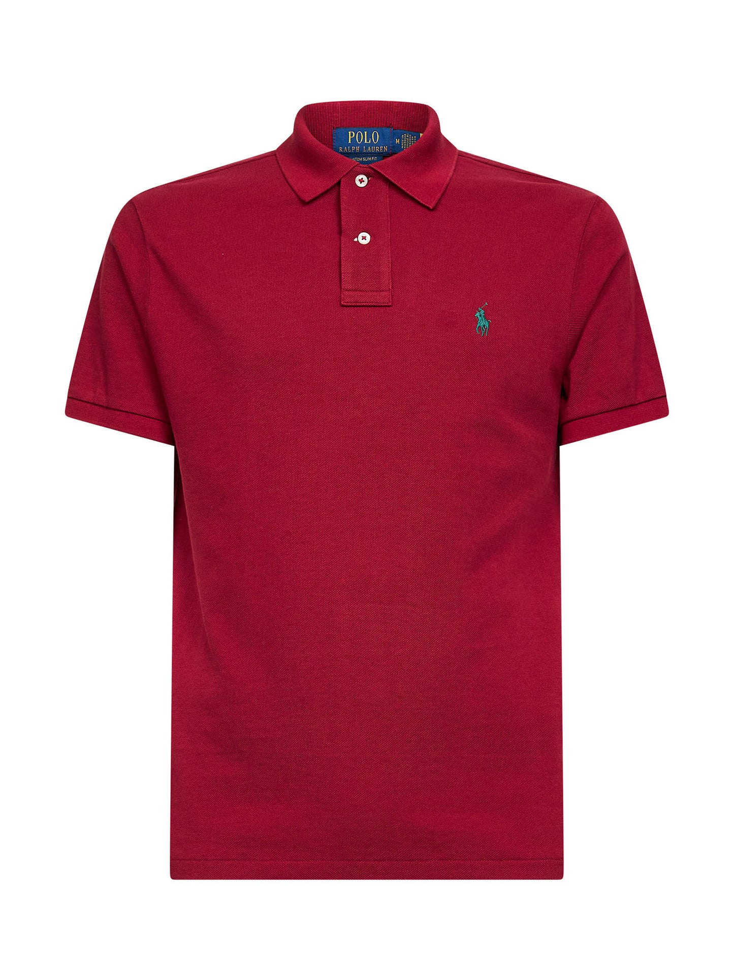 Polo L'iconica polo in piqué bordeaux