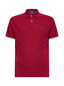 Polo L'iconica polo in piqué bordeaux