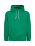 Felpa con cappuccio in misto cotone verde