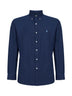 Newport navy stretch poplin Custom-Fit shirt
