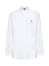 White stretch poplin Custom-Fit shirt
