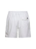 White 5.75-Inch Traveler Classic swim trunk