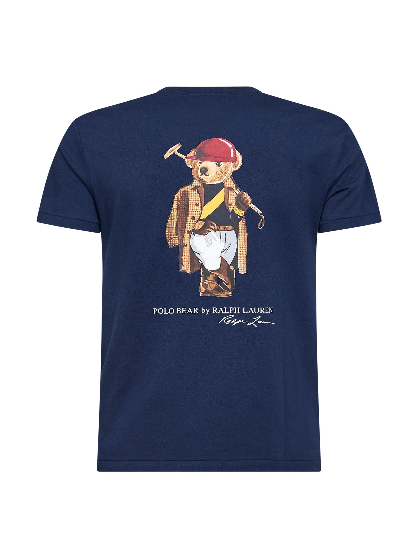 Maglietta Polo Bear Custom Slim-Fit blu navy