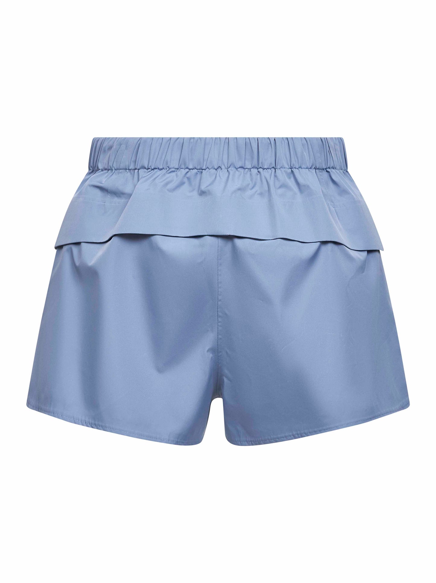 Light blue technical canvas shorts