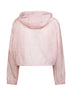 Pink lightweight Re-Nylon hooded jacket