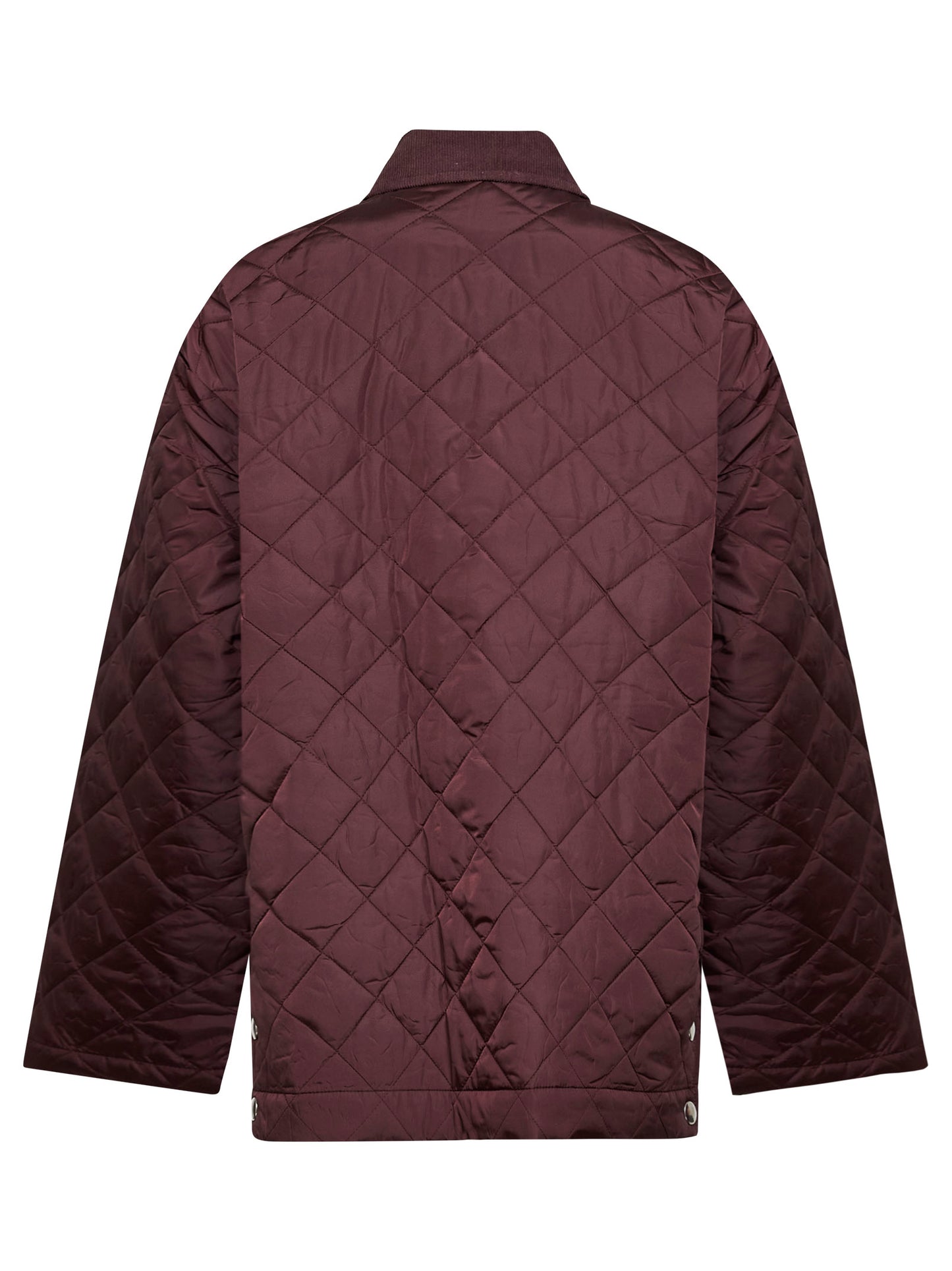 Blouson trapuntato in Re-Nylon granato