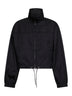 Black Re-Nylon hooded jacket