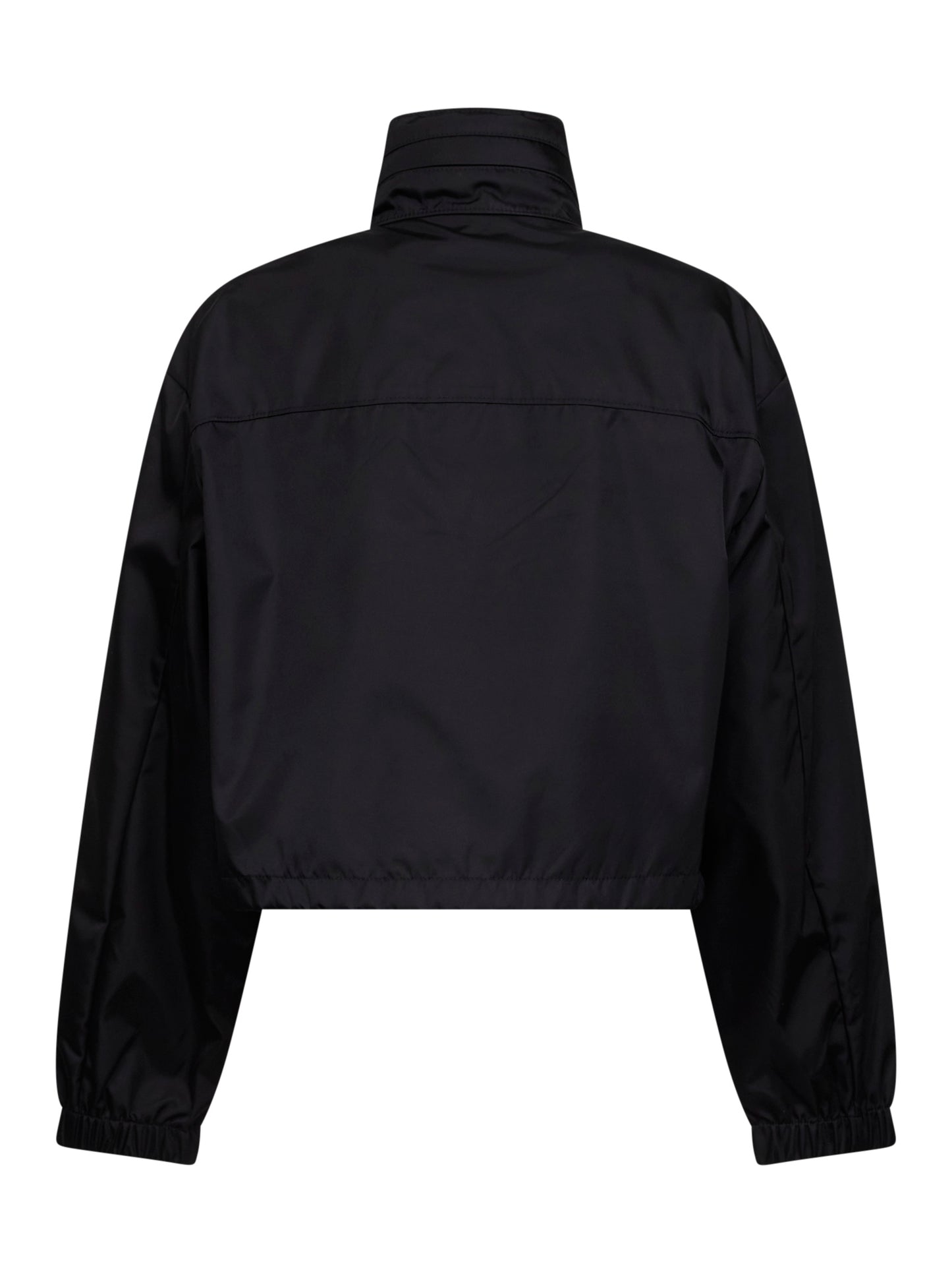 Black Re-Nylon hooded jacket