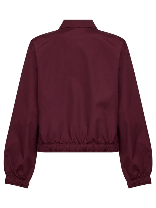 Garnet twill blouson