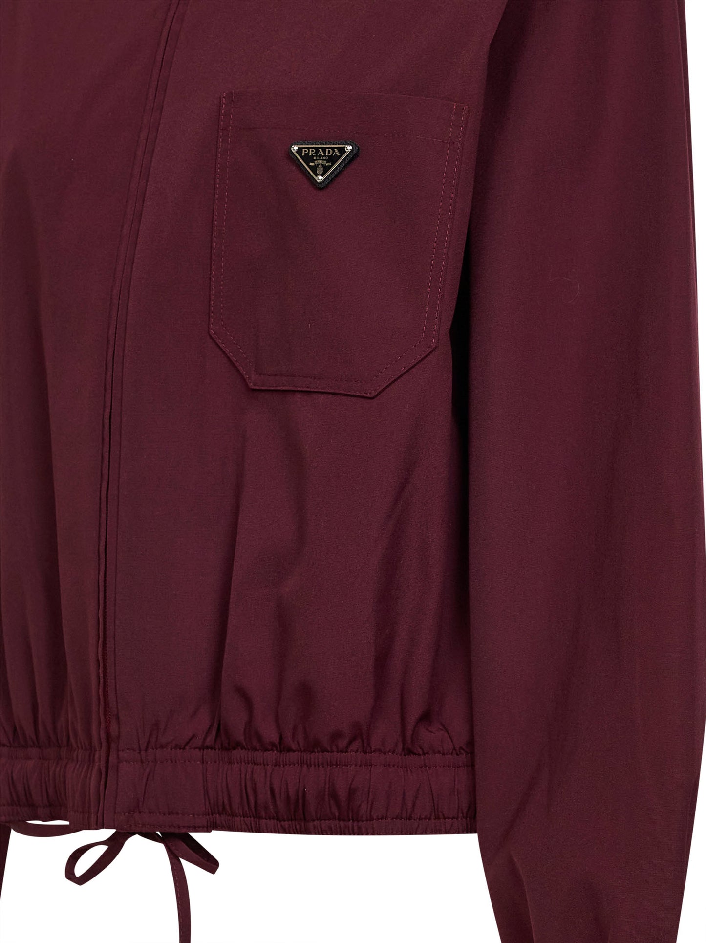 Blouson in twill granato
