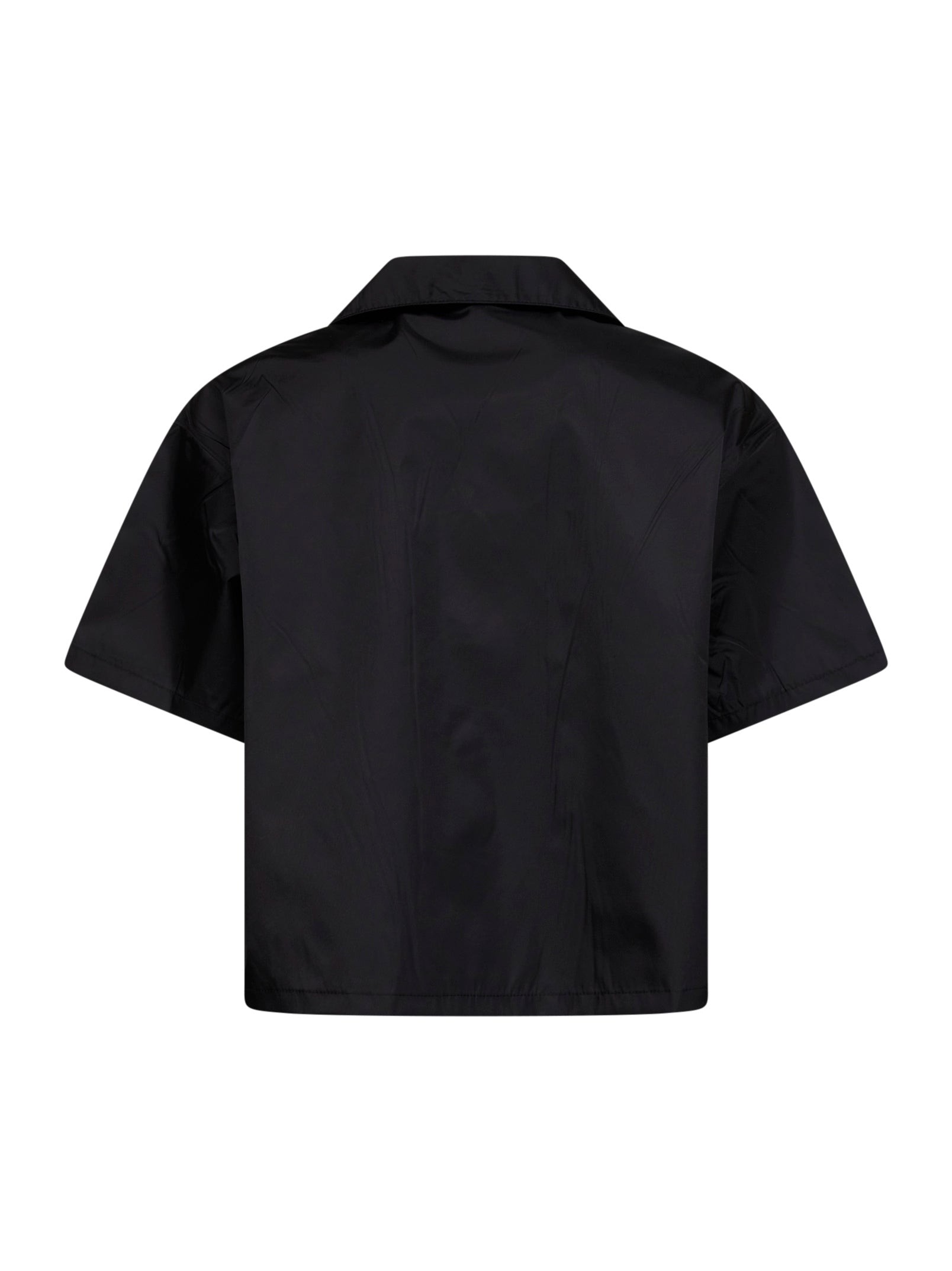 Black Re-Nylon short-sleeved shirt – Daniello.com