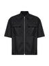 Camicia a maniche corte in Re-Nylon leggero nero