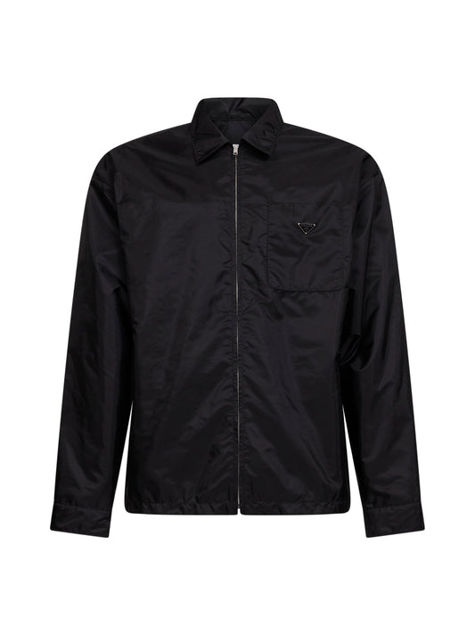 Black Re-Nylon overshirt