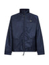 Blue Re-Nylon hooded jacket