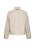 Sand cotton twill blouson