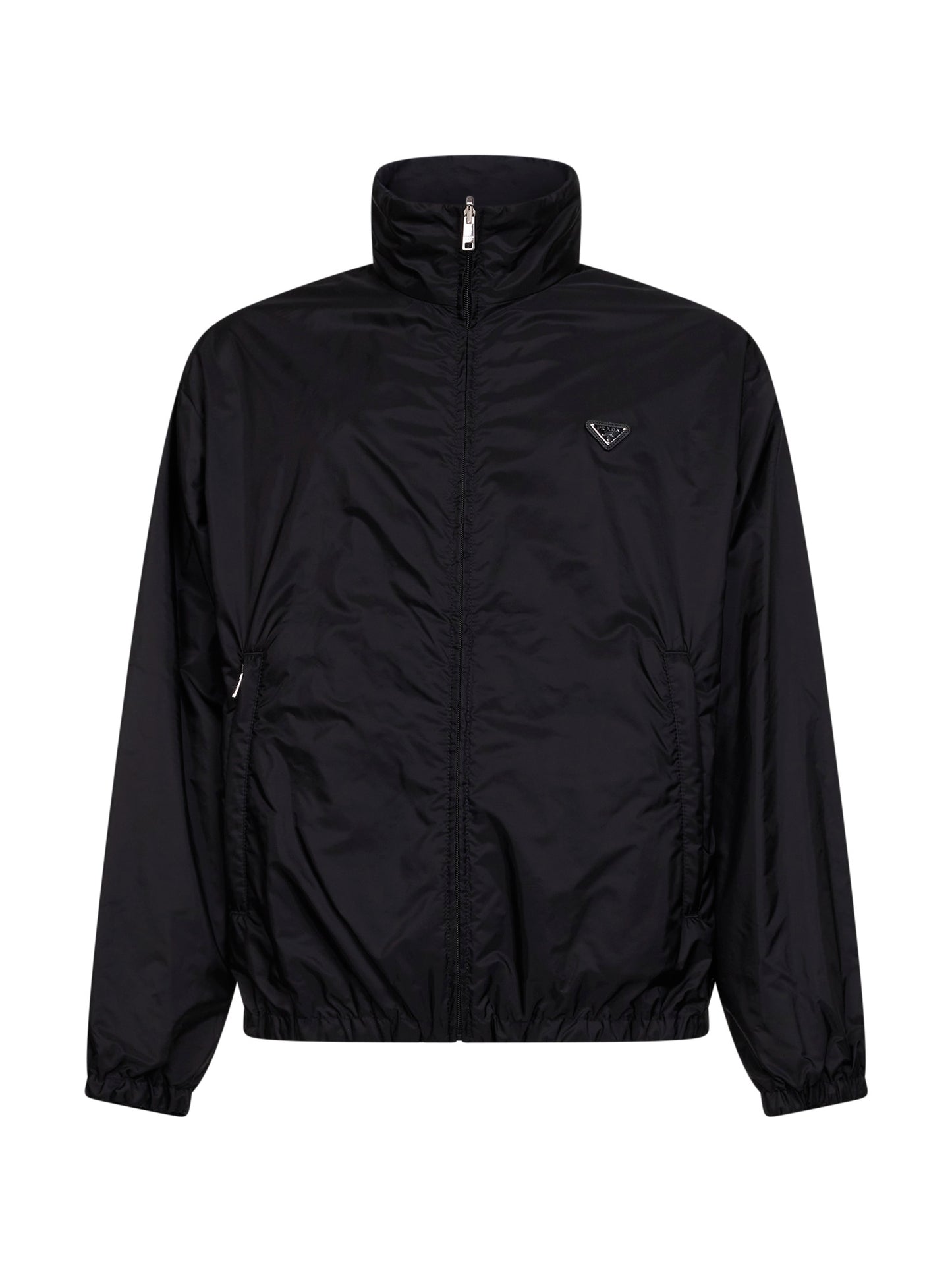 Black and blue Re-Nylon reversible jacket