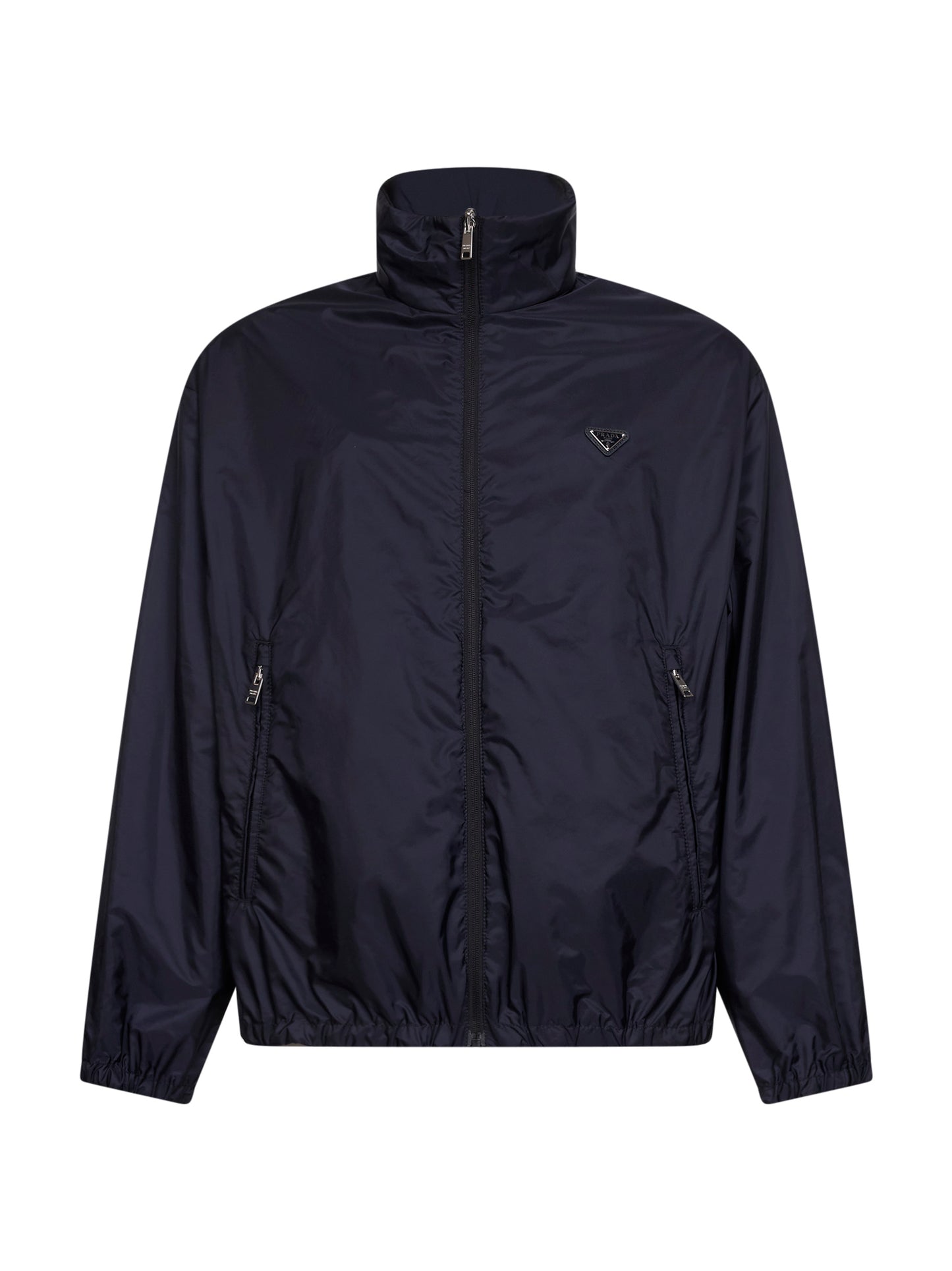 Black and blue Re-Nylon reversible jacket