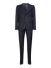 Blue wool and cashmere single-breasted suit
