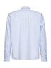 Sky blue and white striped poplin shirt