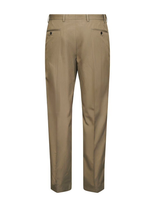 Pantaloni in cotone argilla con portachiavi