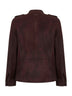 Coffee suede jacket